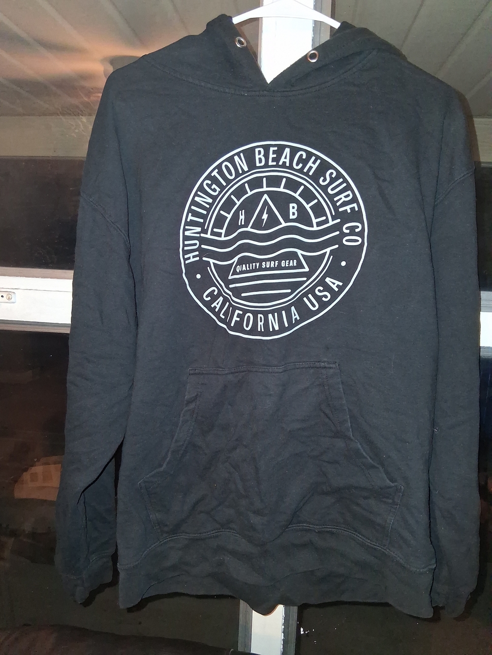 Huntington Beach Surf Co. Black Pullover Hoodie